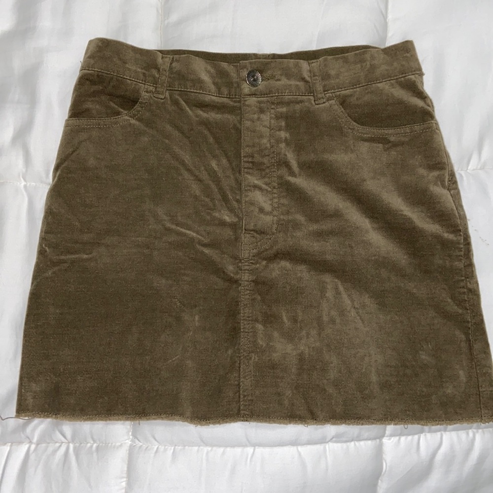 Forever 21 Green Mini Skirt Size Medium